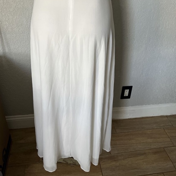 White maxi dress bachelorette bride bridal size small - Picture 7 of 7